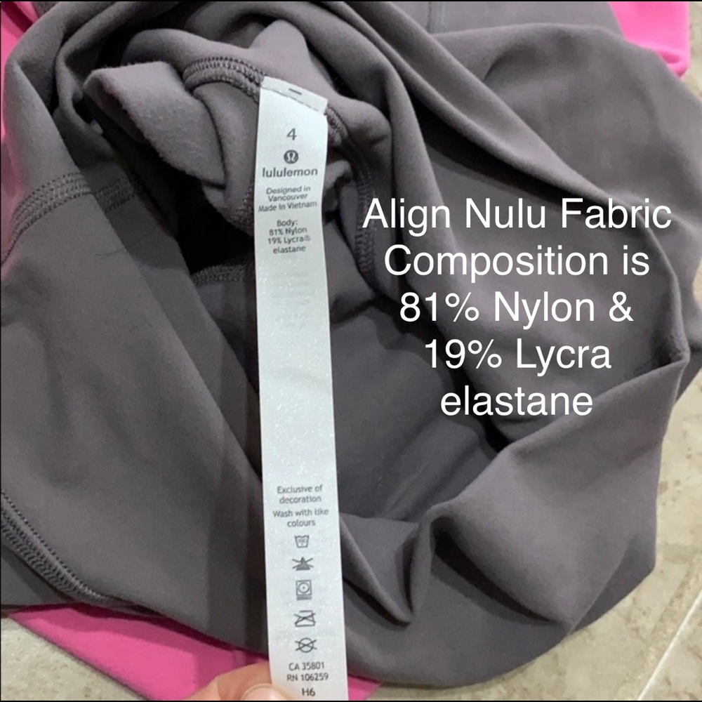 Lululemon Align PSA! **How to spot Aligns** - Picture 6 of 6